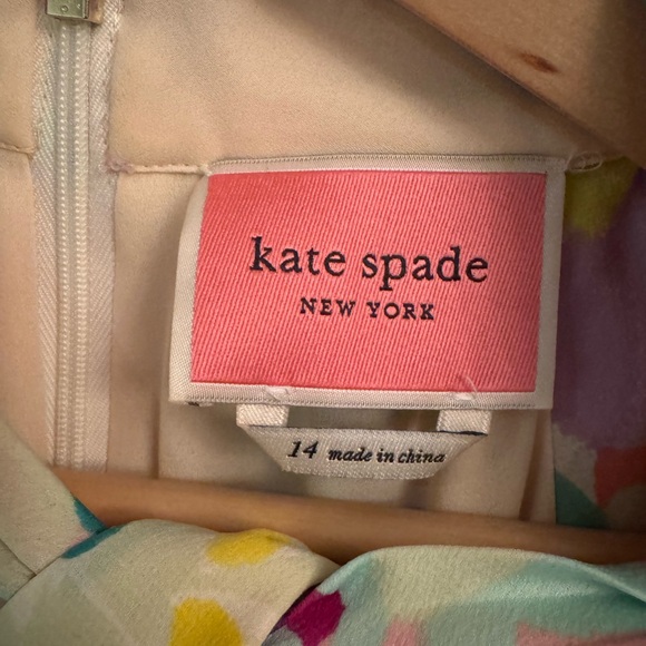 Kate Spade Painted Petals Twist Neck Dress - Picture 5 of 9